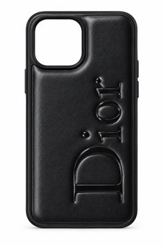 Black Dior case, rear view