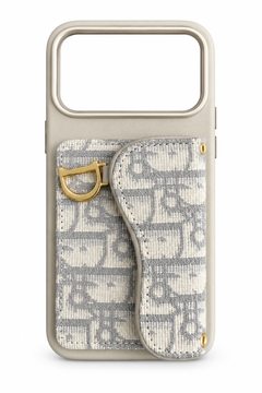 Ivory Dior Monogram Case, Empty Camera Slot