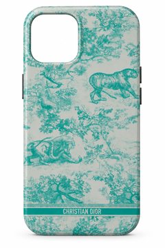 Mint Dior tiger toile case