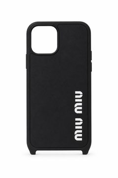 Black Miu Miu phone case