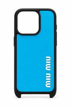 Turquoise Miu Miu Phone Case